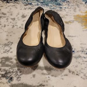 Black ballet flats 8.5